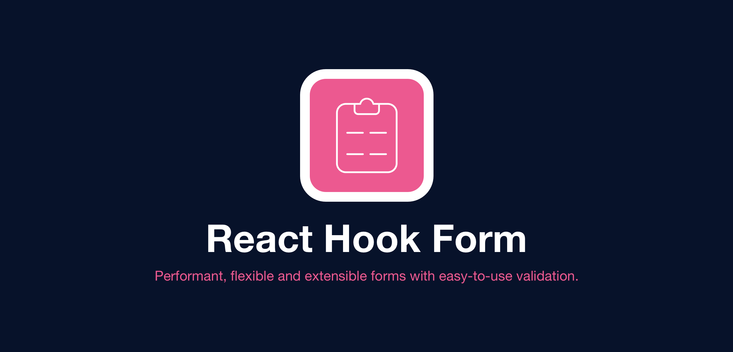 React Hook Form - Les bases